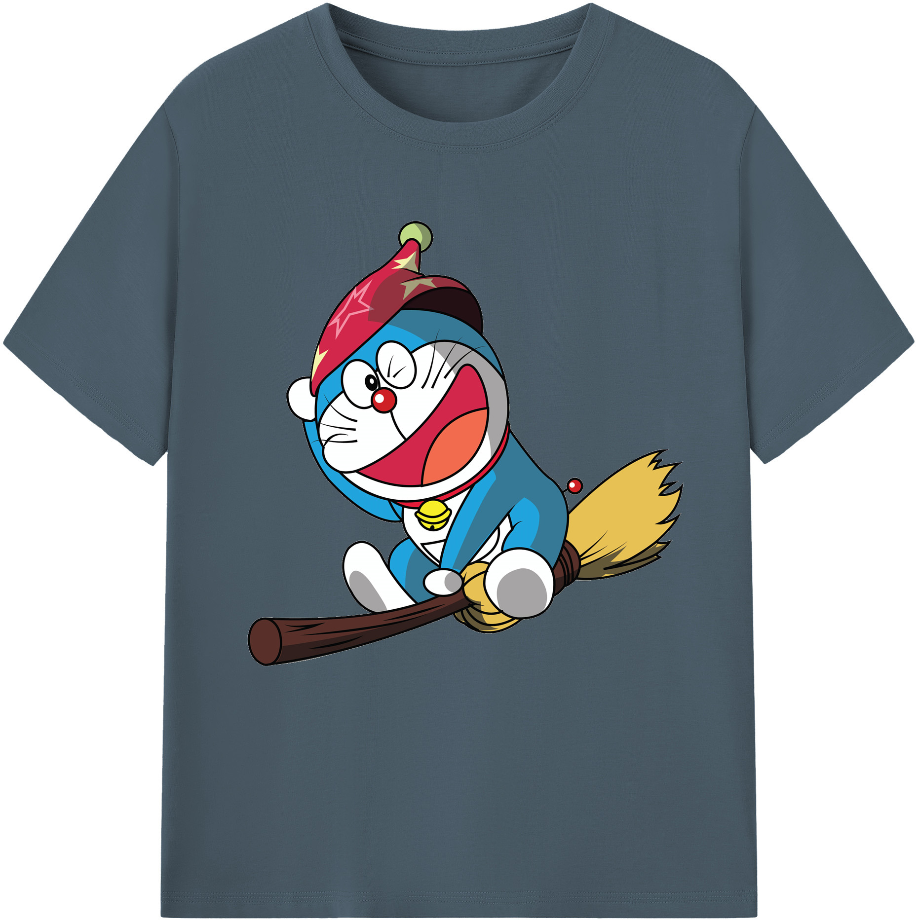 （画像用） ドラえもん Doraemon 綿100％半袖Tシャツ（フロントプリント）